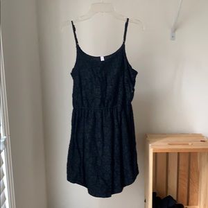 Black lace dress